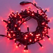 LUCCIOLONA 50LED CON FLASH - PROLUNGABILE ROSSO USO INTERNO/ESTERNO